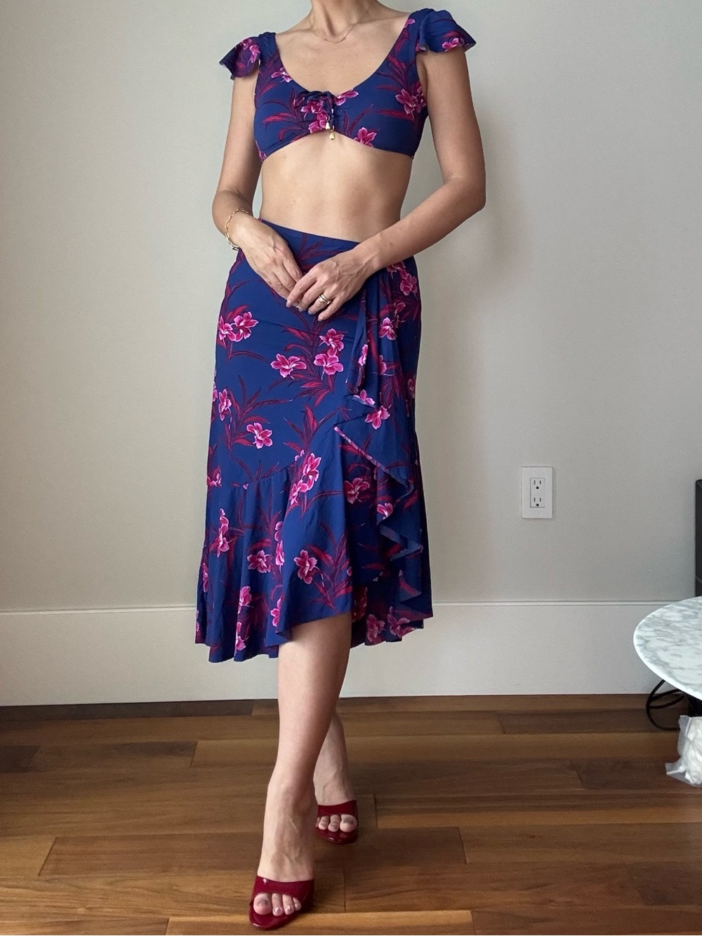 Tommy Bahama Navy Bikini Set (Small)